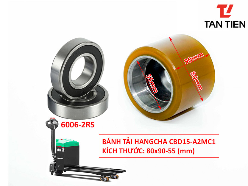 Bánh Tải Xe Nâng HANGCHA 80x90